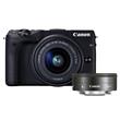 Canon EOS M3 Mirrorless Camera + 15-45mm IS + EF-M 22mm STM Lenses Canon EOS M3 Mirrorless Camera + 15-45mm IS + EF-M 22mm STM Lenses