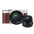 Fujifilm X-A3 Mirrorless Camera In Brown + XC16-50mm + XF35mm f/2 Lenses Fujifilm X-A3 Mirrorless Camera In Brown + XC16-50mm + XF35mm f/2 Lenses