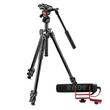 Manfrotto 290 Light Tripod + Rode VideoMic GO Microphone Manfrotto 290 Light Tripod + Rode VideoMic GO Microphone