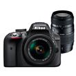 Nikon D3300 DSLR in Black + 18-55mm f/3.5-5.6 AF-P VR Lens + Tamron 70-300mm Lens Nikon D3300 DSLR in Black + 18-55mm f/3.5-5.6 AF-P VR Lens + Tamron 70-300mm Lens