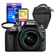 Nikon D3300 Digital SLR in Black + 18-55mm AF-P VR Lens + Accessories Bundle Nikon D3300 Digital SLR in Black + 18-55mm AF-P VR Lens + Accessories Bundle
