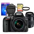 Nikon D3300 Digital SLR in Black + 18-55mm AF-P Non VR Lens + Tamron 70-300mm Lens + Accessories Bundle Nikon D3300 Digital SLR in Black + 18-55mm AF-P Non VR Lens + Tamron 70-300mm Lens + Accessories Bundle