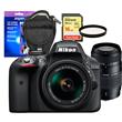 Nikon D3300 Digital SLR in Black + 18-55mm AF-P VR Lens + Tamron 70-300mm Lens + Accessories Bundle Nikon D3300 Digital SLR in Black + 18-55mm AF-P VR Lens + Tamron 70-300mm Lens + Accessories Bundle