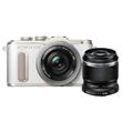 Olympus PEN E-PL8 Mirrorless Camera in White + 14-42mm EZ Lens + 30mm f/1.3 Lens Olympus PEN E-PL8 Mirrorless Camera in White + 14-42mm EZ Lens + 30mm f/1.3 Lens