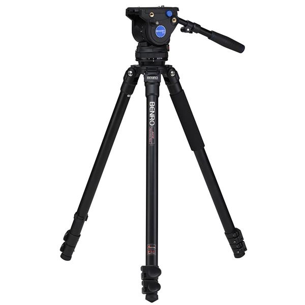 Benro A373f Aluminium Video Tripod With Bv4h Head