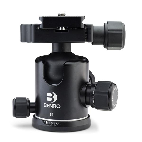 Benro - B1 - Triple Action Ballhead - Arca-Swiss Compatible - With PU60 Plate