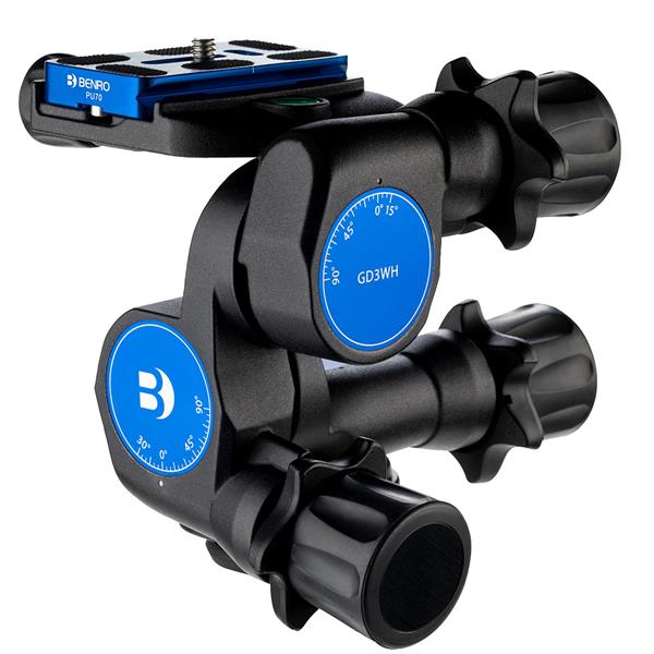 Benro 3-Way Geared Head (Gd3wh) Black - Image 10