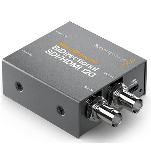 Micro Converter BiDirectional SDI/HDMI 12G with Power Supply Product Image (Secondary Image 2)