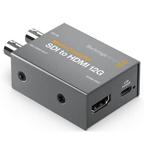 Micro Converter SDI to HDMI 12G with Power Supply Product Image (Secondary Image 2)
