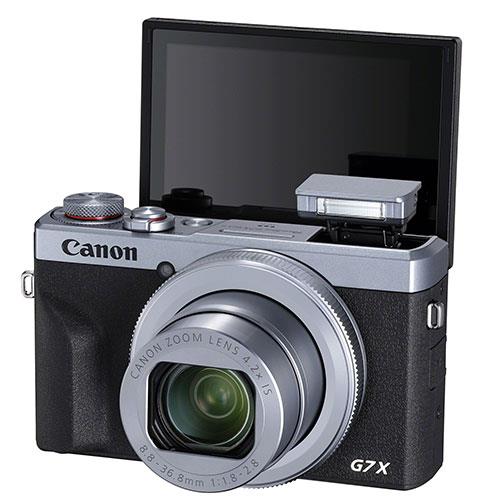 PowerShot G7 X Mark III Digital Camera in Silver Product Image (Secondary Image 4)