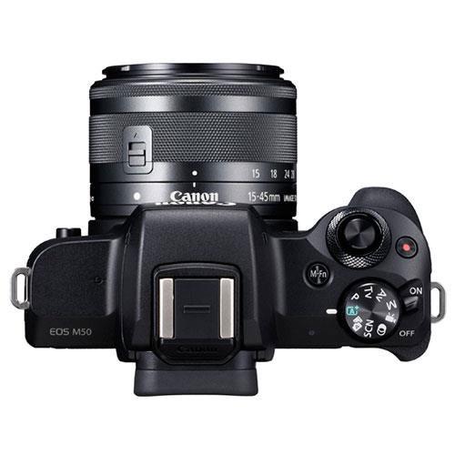 Buy Canon Eos M50 Camera With 15 45mm Is And Ef M 22mm Lenses Jessops