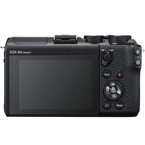 EOS M6 Mark II Mirrorless Camera with EF-M 15-45mm IS STM Lens and EVF-DC2 Viewfinder Product Image (Secondary Image 2)