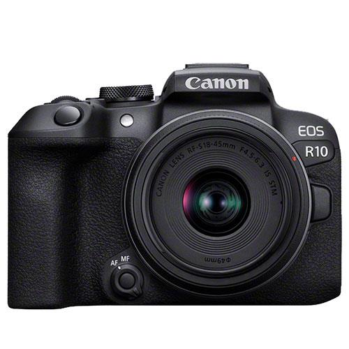 Canon EOS R10 Mirrorless Camera 24.2 Megapixel 4K Video RF-S 18-45mm Lens