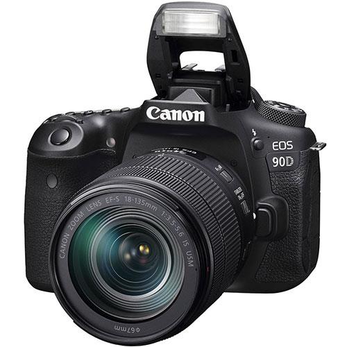 EOS 90D Digital SLR with EF-S 18-135mm f/3.5-5.6 IS USM Lens Product Image (Secondary Image 1)