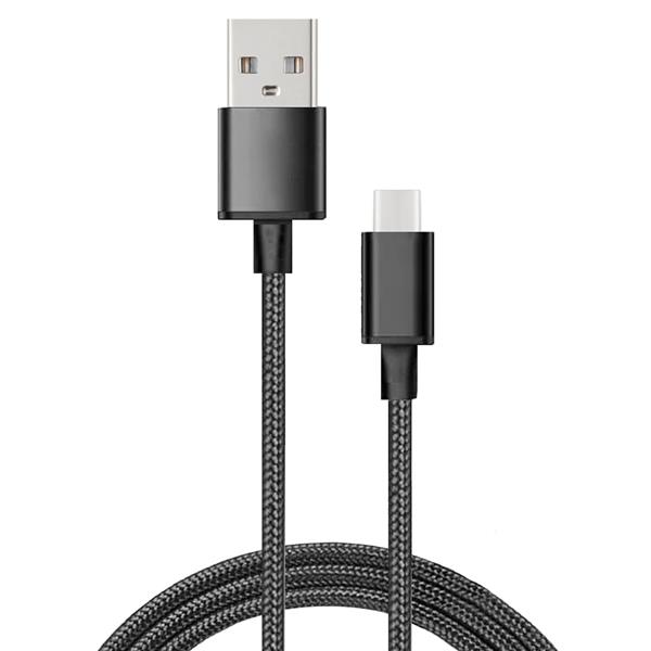 Centon USB-A to USB-C Braided Cable - 1m