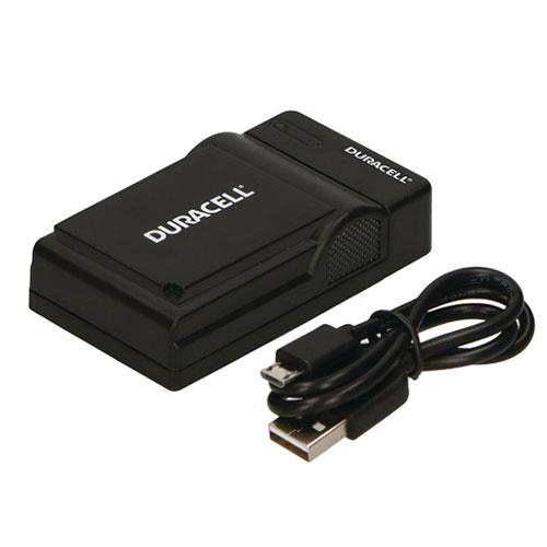 Duracell USB Camera Battery Charger for FujiFilm NP-W126 Black