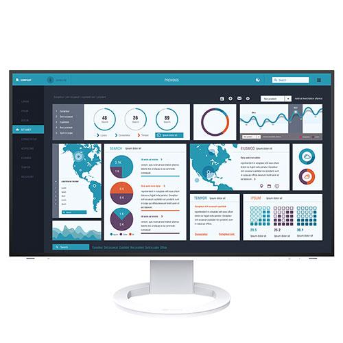 Eizo FlexScan EV2795 27-inch QHD IPS Monitor - White