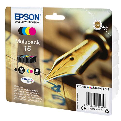 Epson 16 Series Multipack Ink Cartridges Product Image (Primary)