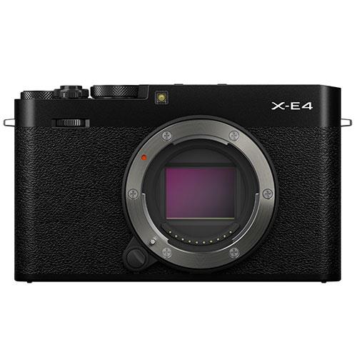X-E4 Mirrorless Camera Body in Black Product Image (Primary)