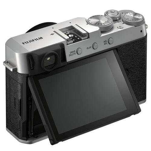 X-E4 Mirrorless Camera in Silver with XF27mm F2.8 II Lens Product Image (Secondary Image 4)
