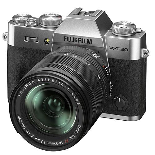 X-T30 II Mirrorless Camera in Silver with XF18-55mm Lens Product Image (Secondary Image 4)