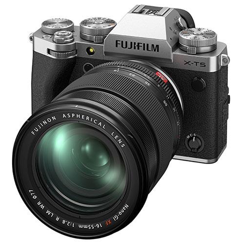 X-T5 Mirrorless Camera in Silver with XF18-55mm.F2.8-4 R LM OIS Lens Product Image (Secondary Image 4)