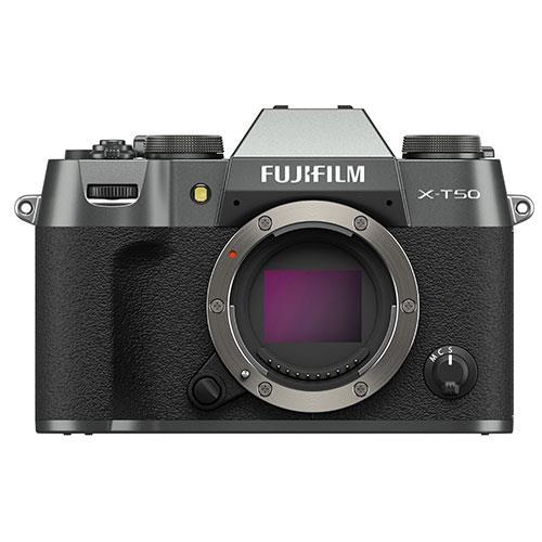 Fujifilm X-T50 Mirrorless Camera Body - 40.2 MP - APS-C X-Trans CMOS 5 HR - 6.2K Video - Charcoal