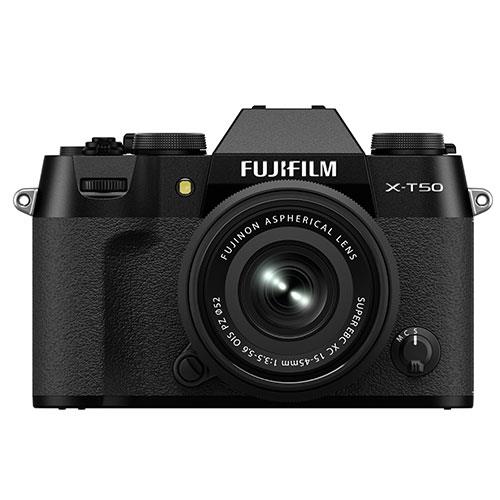 Fujifilm X-T50 Mirrorless Camera - 40.2 MP - APS-C X-Trans CMOS 5 HR - 6.2K Video - Black