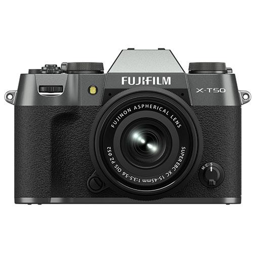 Fujifilm X-T50 Mirrorless Camera - 40.2 MP - APS-C X-Trans CMOS 5 HR - 6.2K Video - Charcoal