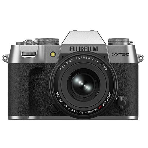 Fujifilm X-T50 Mirrorless Camera - 40.2 MP - X-Trans CMOS 5 HR - 6.2K Video - Silver