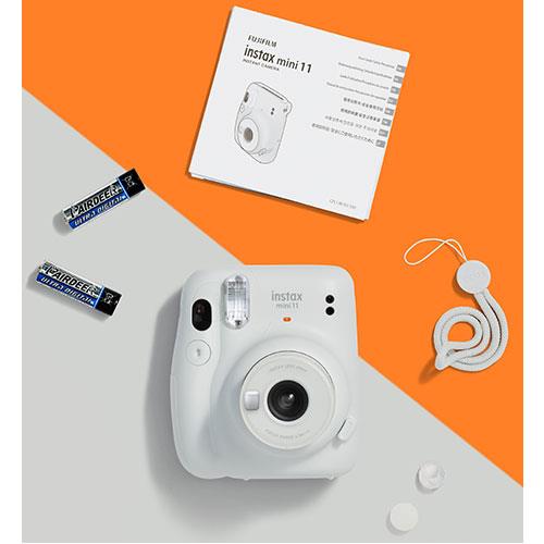 Mini 11 Instant Camera in Ice White Product Image (Secondary Image 3)