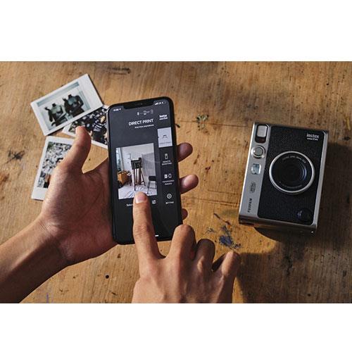 Mini Evo Instant Camera in Black Product Image (Secondary Image 7)