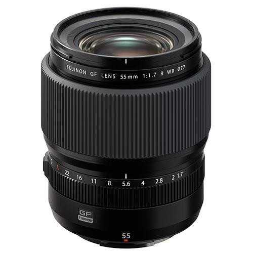 Fujifilm FUJINON GF 55mm F1.7 R WR Standard Lens - Black