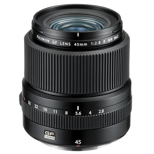 Fujifilm FUJINON GF 45mm F2.8 R WR Wide Lens - Black