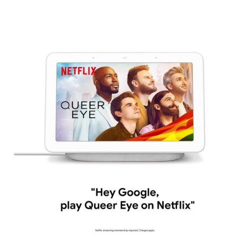 Nest Hub in Chalk Product Image (Secondary Image 4)