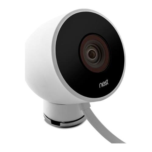 Nest Cam Outdoor Security Camera in White Product Image (Secondary Image 1)