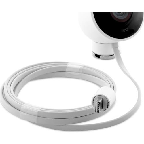 Nest Cam Outdoor Security Camera in White Product Image (Secondary Image 4)