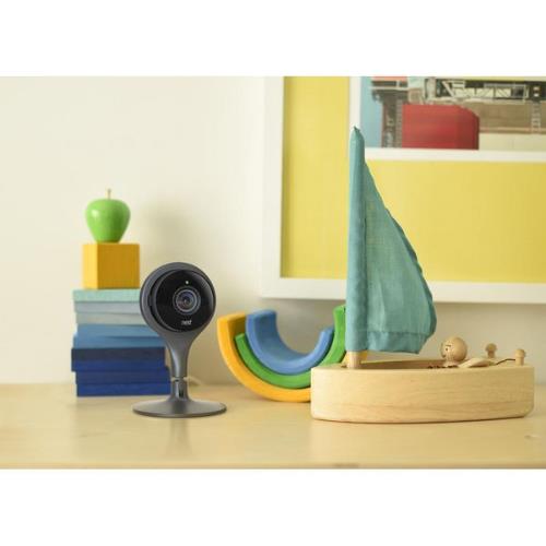 Nest Cam Indoor Security Camera in Black Product Image (Secondary Image 4)