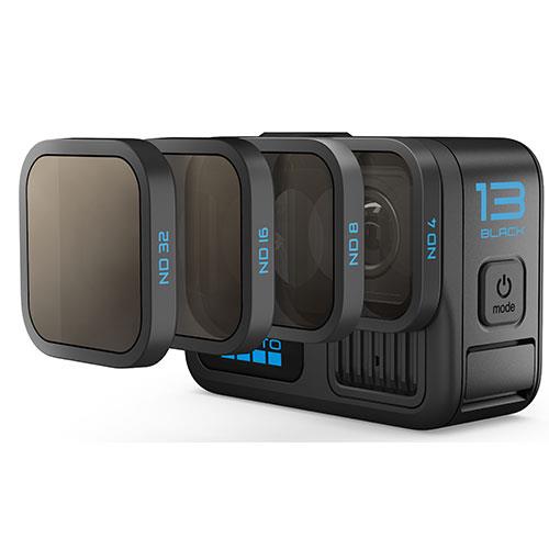 GoPro ND-filter - HERO13 Black - Camera Filter - 4-Pack - Black/Blue