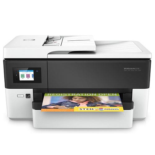 HP OfficeJet Pro 7720 All-in-One Wireless A3 Inkjet Printer with Fax, Black,White