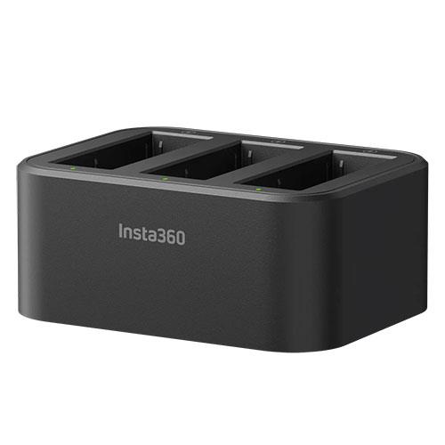 Insta360 Fast Charge Hub - Camera Battery Charger - Black