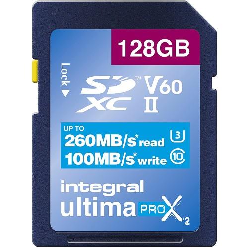 INTEGRAL 128GB UPRO X2 V60 SD Product Image (Primary)