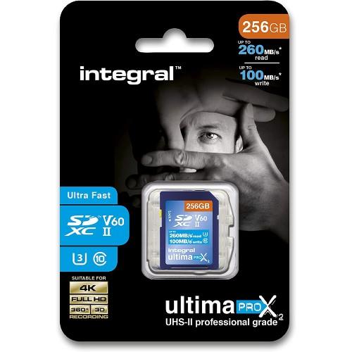 INTEGRAL 256GB UPRO X2 V60 SD Product Image (Secondary Image 1)