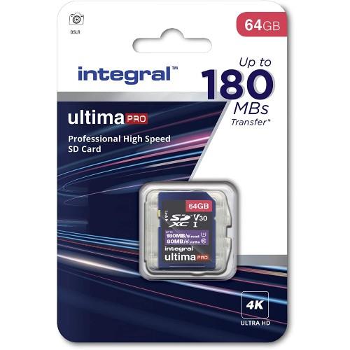 INTEGRAL 64GB UPRO X2 V30 SD Product Image (Secondary Image 1)