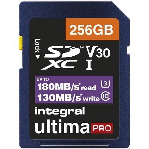 INTEGRAL 256GB UPRO X2 V30 SD Product Image (Primary)