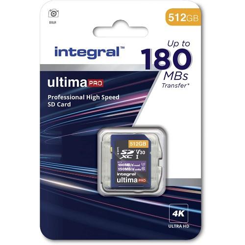 INTEGRAL 512GB UPRO X2 V30 SD Product Image (Secondary Image 1)