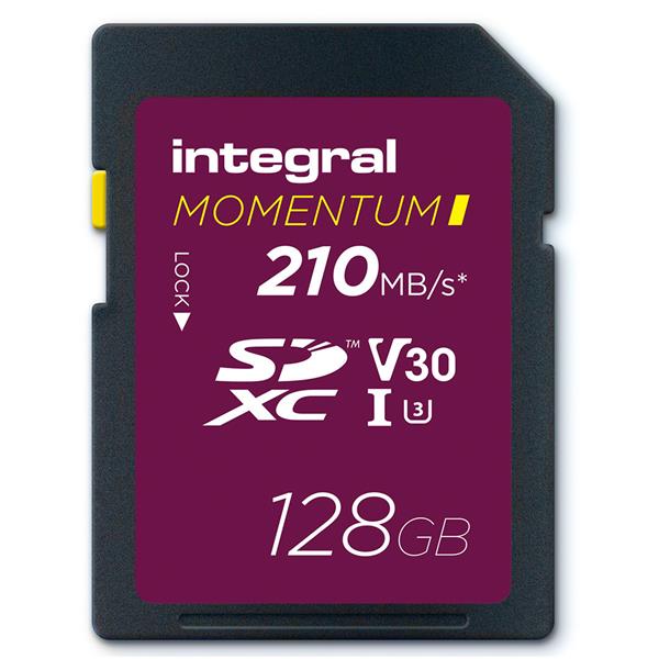 Integral Momentum I SDXC Card 128GB V30 U3 A2
