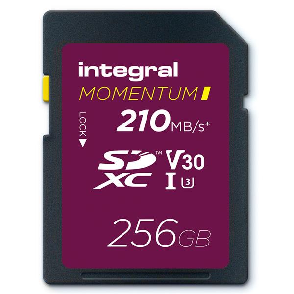 Integral Momentum I 256GB SDXC Card UHS-I U3 V30