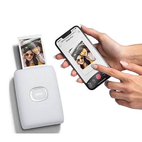 Mini Link 2 Printer In Clay White Product Image (Secondary Image 1)