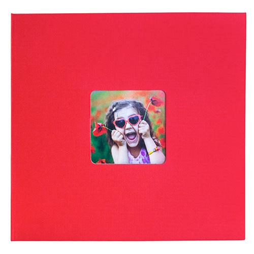 Kenro Aztec Photo Album - Red - 200 Photos - 6x4-inch